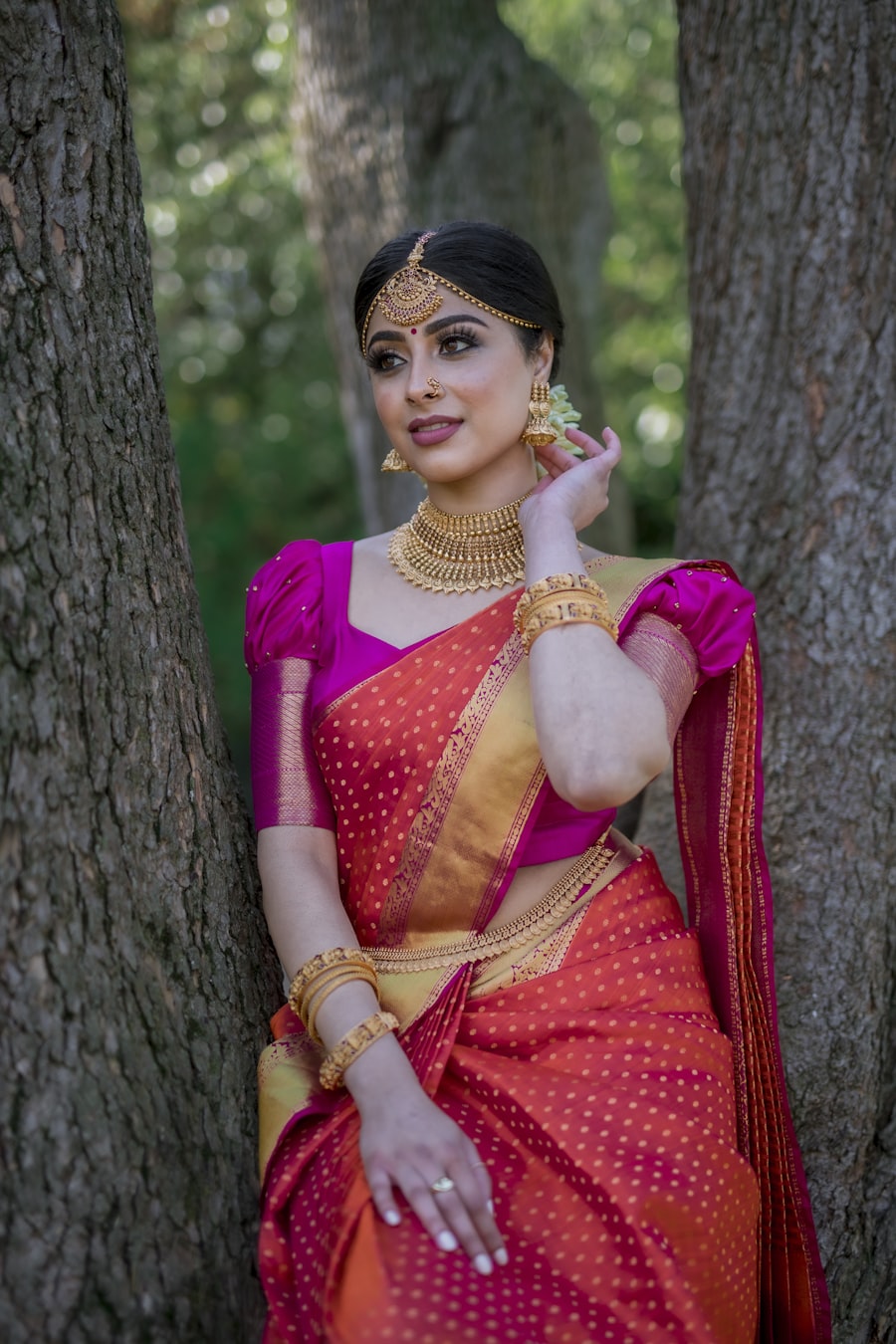 Golden Bridal Lehenga